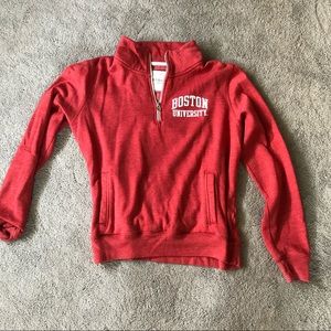 BOSTON UNIVERSITY 1/4 ZIP